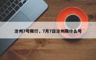 沧州7号限行，7月7日沧州限什么号