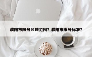 濮阳市限号区域范围？濮阳市限号标准？